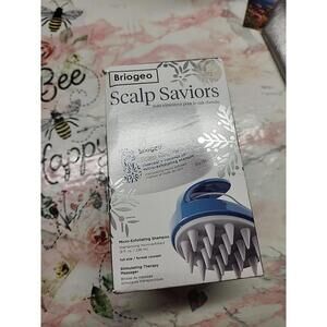 Briogeo Scalp Saviors Revival Charcoal Coconut Oil Exfoliating Shampoo, Massager